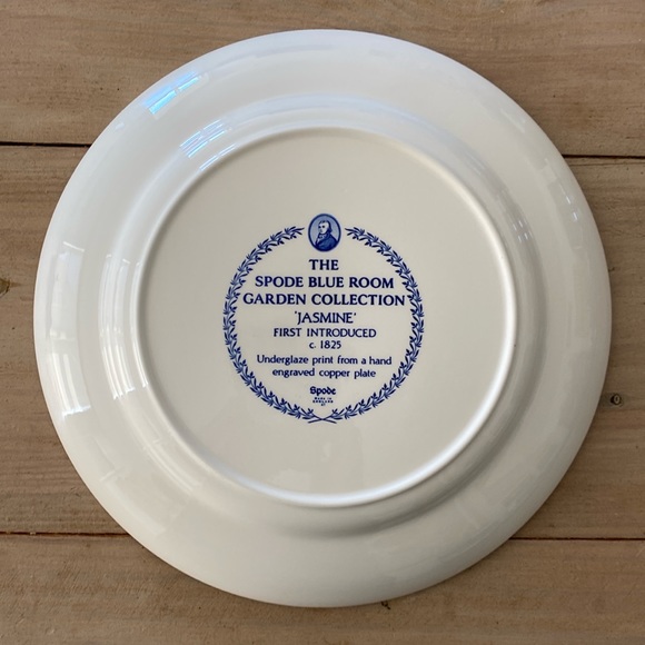 Spode Blue Room Garden Collection Plate "JASMINE " - Picture 4 of 5